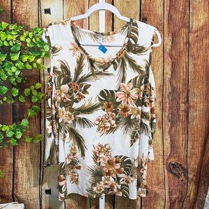 Cato Cold Shoulder Bell Sleeve Blouse Size 18/20W